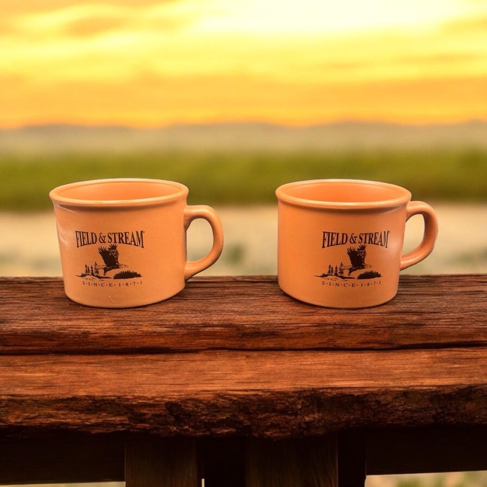 Lot of two Field & Stream Coffee Mugs